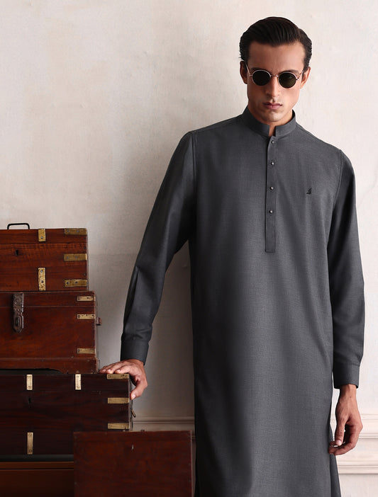 PREMIUM GRAY KAMEEZ SHALWAR