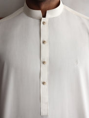 OFF-WHITE TEXTURED KAMEEZ SHALWAR