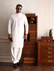 OFF-WHITE ACCESSORY DETAILED - LIMITED EDITION KAMEEZ SHALWAR