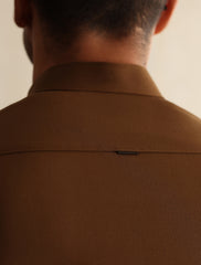 DARK TAN KAMEEZ SHALWAR