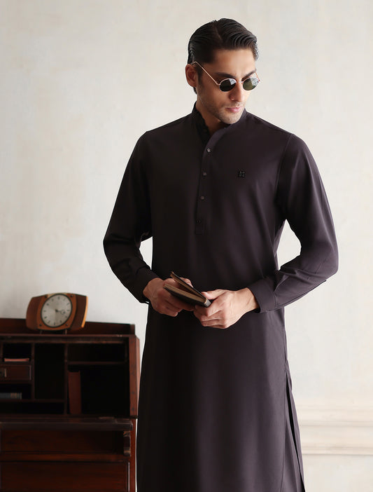 PURPLE CLASSIC KAMEEZ SHALWAR