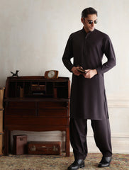 PURPLE CLASSIC KAMEEZ SHALWAR