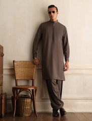 TAUPE KAMEEZ SHALWAR