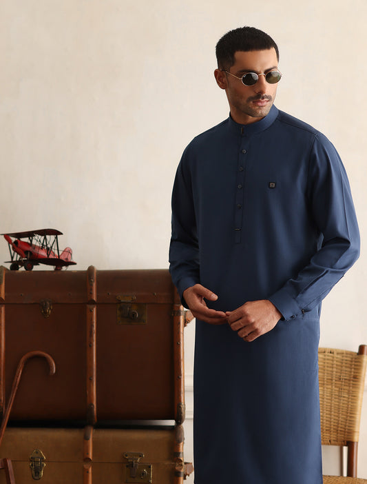 TEAL BLUE KAMEEZ SHALWAR
