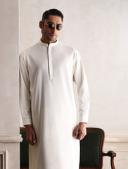 OFF-WHITE PREMIUM TEXTURED KAMEEZ SHALWAR