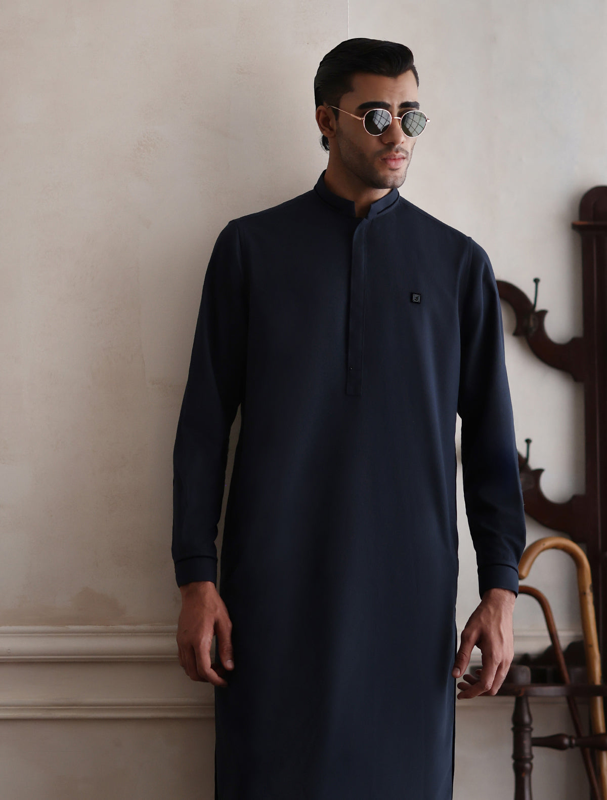 BLUE KAMEEZ SHALWAR