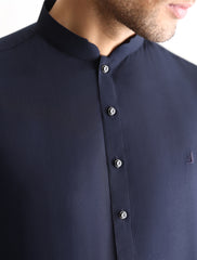 CLASSIC NAVY BLUE KAMEEZ SHALWAR