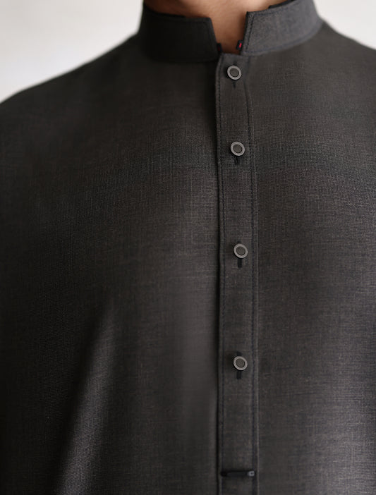 CHARCOAL – PREMIUM TEXTURED KAMEEZ SHALWAR