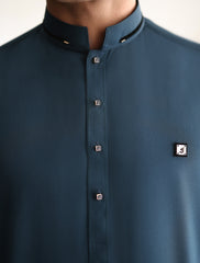 RICH TEAL BLUE KAMEEZ SHALWAR