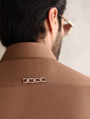 DARK TAUPE LIMITED EDITION KAMEEZ SHAWLAR