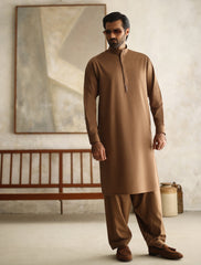 DARK TAUPE LIMITED EDITION KAMEEZ SHAWLAR