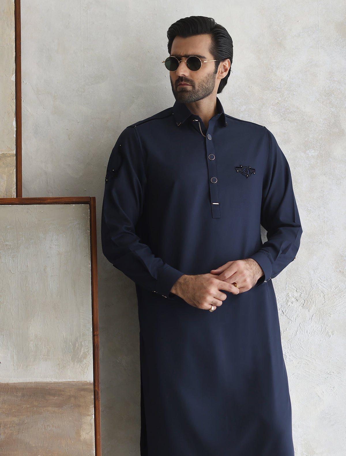 BLUE LIMITED EDITION KAMEEZ SHALWAR