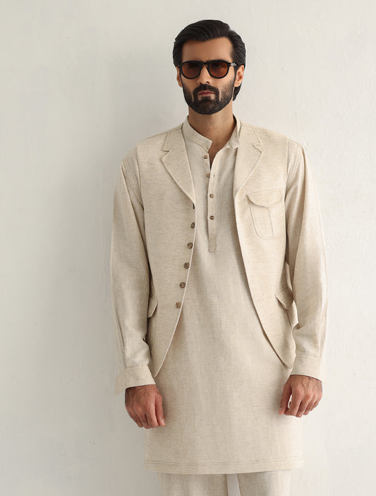 CREAM WAISTCOAT