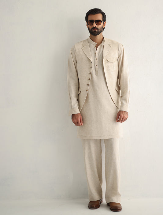 CREAM WAISTCOAT