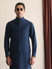 TEAL BLUE WAISTCOAT