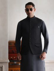 GRAY TWEED WAISTCOAT