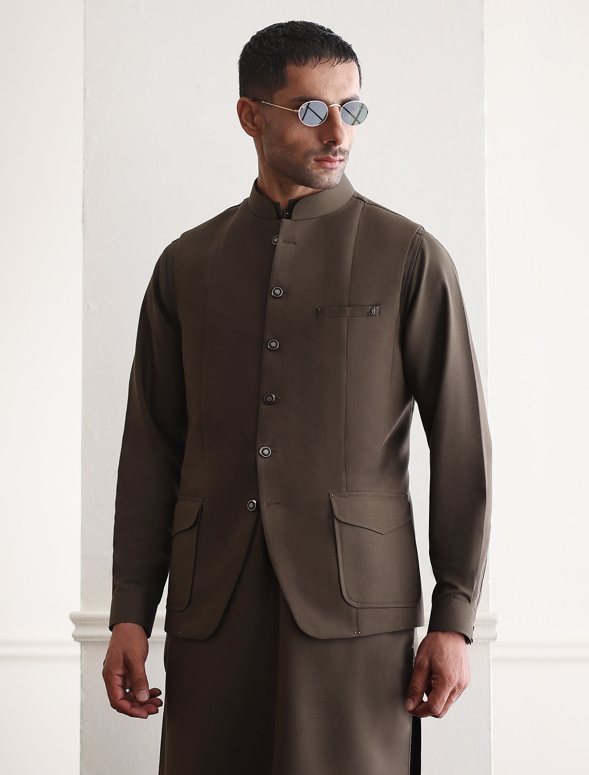 LIGHT BROWN WAISTCOAT