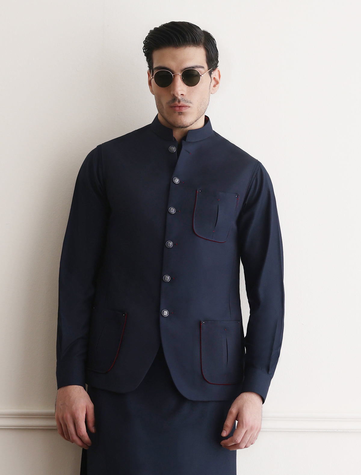 NAVY CLASSIC WAISTCOAT