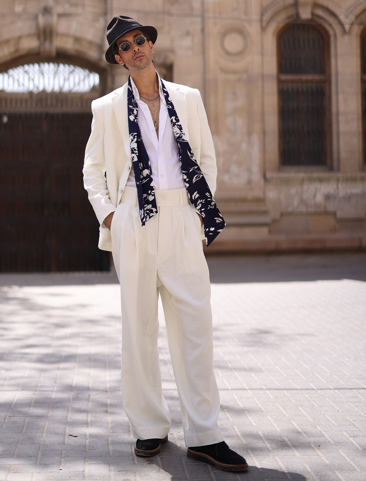 OFF-WHITE TWO PIECE SUIT – Ismail Farid OFF-WHITE TWO PIECE SUIT – Ismail Farid