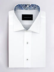 WHITE PAINT SPLATTER DETAILED SHIRT