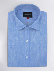 BLUE LINEN SHIRT