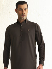 BROWN KAMEEZ SHALWAR-S