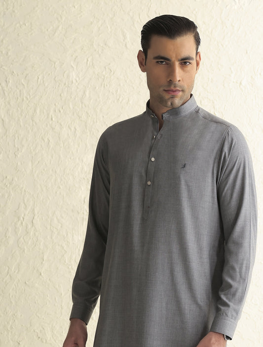 CHARCOAL KAMEEZ SHALWAR-S