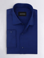 BLUE TWO TONE FORMAL SHIRT