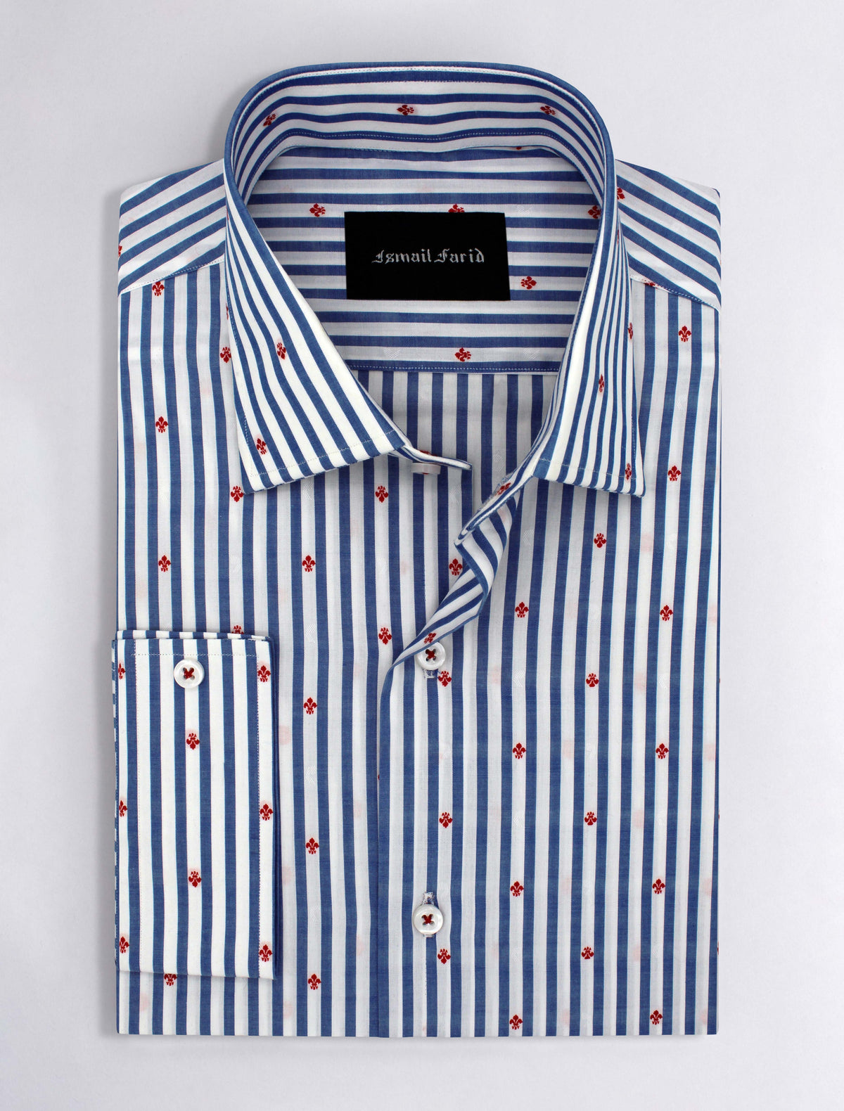 WHITE-BLUE STRIPED SHIRT