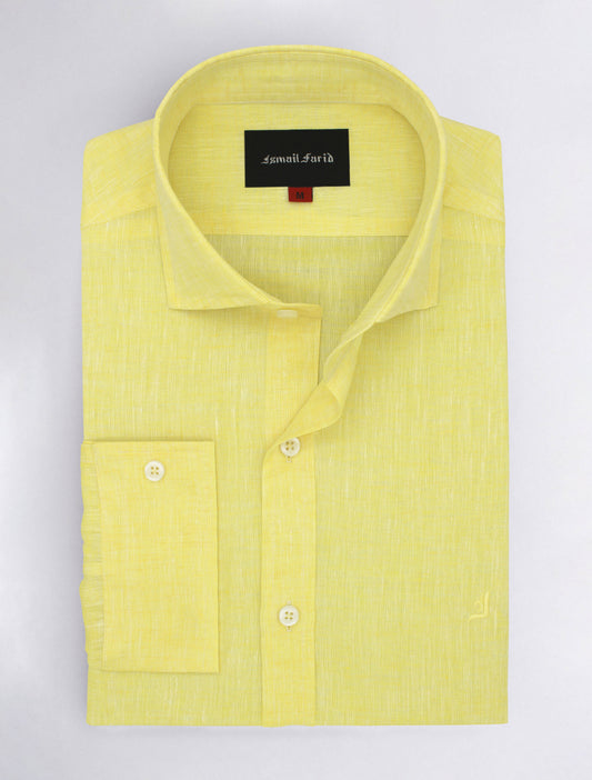 YELLOW LINEN SHIRT