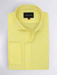 YELLOW LINEN SHIRT