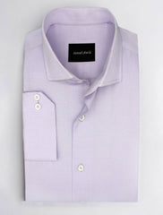 LIGHT PURPLE SHIRT FEATURING SPREAD COLLAR