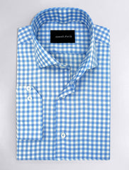 LIGHT BLUE CHECK SHIRT