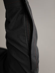 BLACK VELVET APPLIQUE KAMEEZ SHALWAR