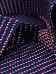 NAVY BLUE PRINTED SHIRT