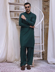 GREEN KAMEEZ SHALWAR