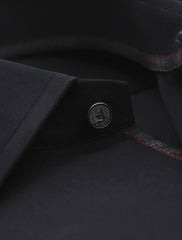 BLACK REGULAR COLLAR SHIRT