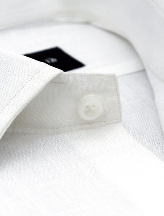 WHITE LINEN SHIRT