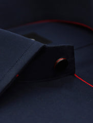 NAVY BLUE REGULAR COLLAR SHIRT