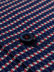 NAVY BLUE PRINTED SHIRT