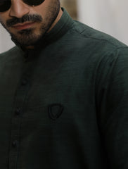 GREEN DESIGNER KURTA PAJAMA