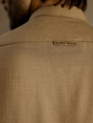 BEIGE TEXTURED KAMEEZ SHALWAR