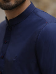 BLUE TWO TONE KURTA PAJAMA