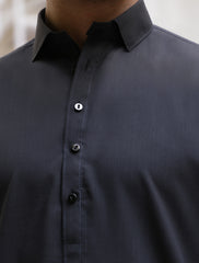 DARK GRAY COTTON KAMEEZ SHALWAR