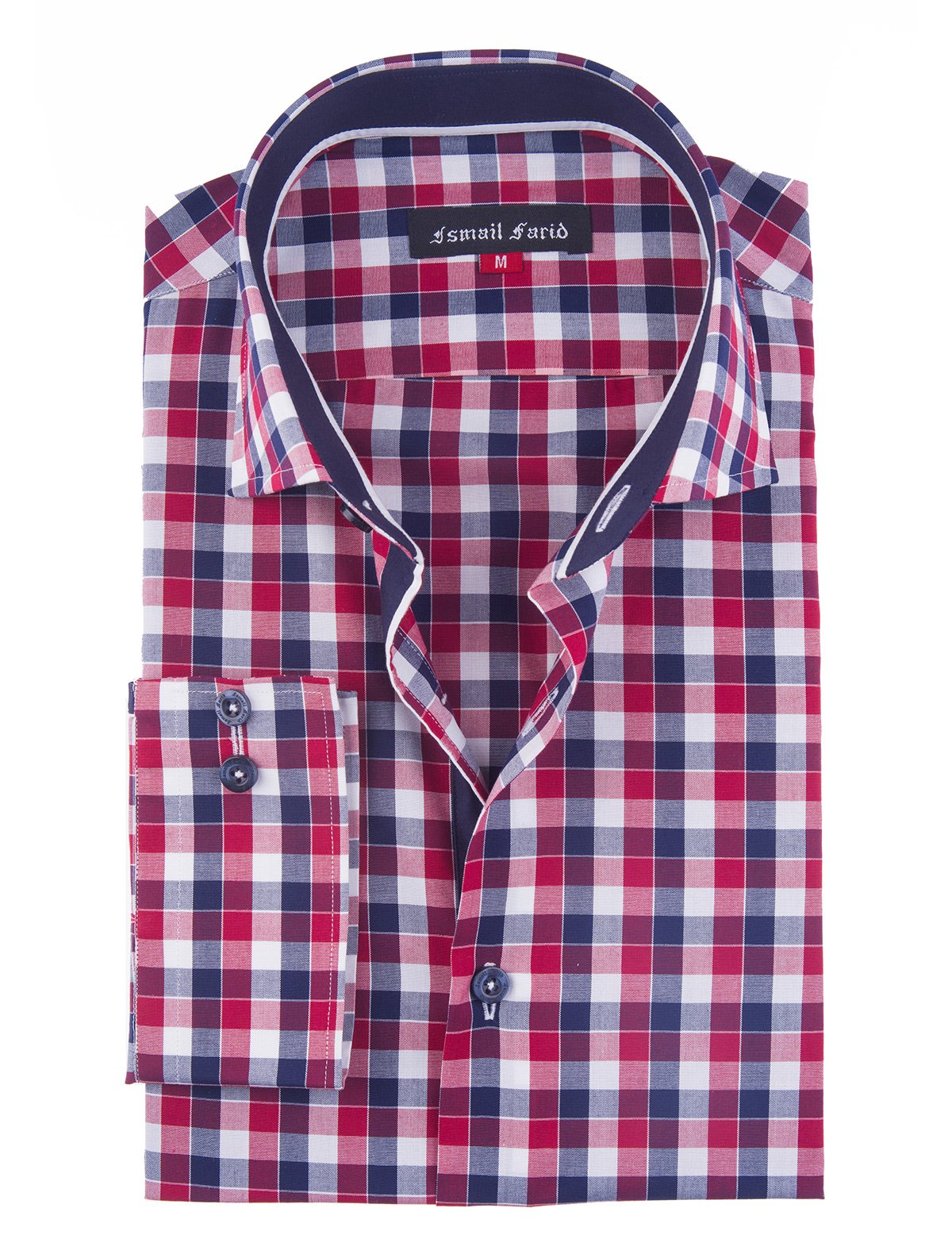 BLUE AND RED CHECKERED SHIRT