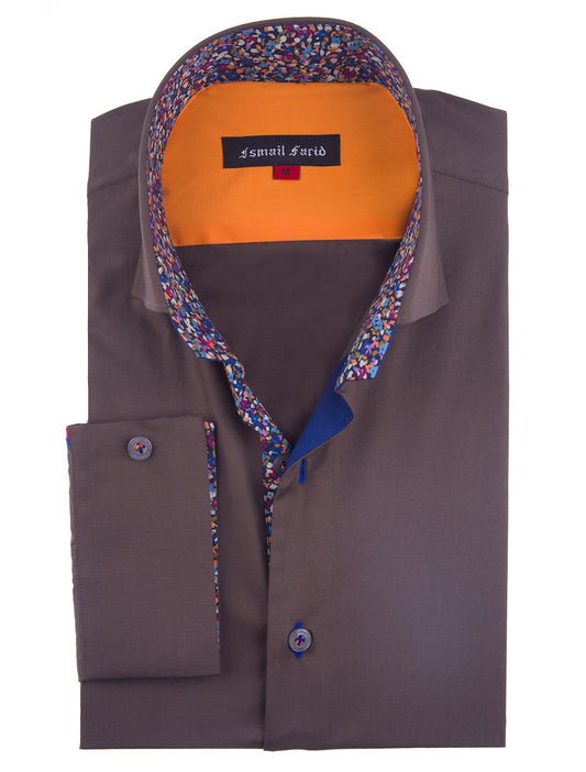 GREENISH BROWN SPORTS SHIRT (CUF)