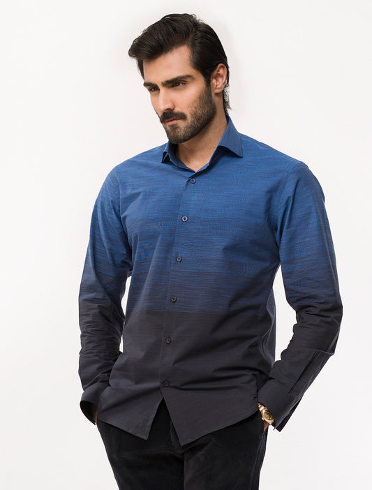 THE BLUE-BLACK SHIRT
