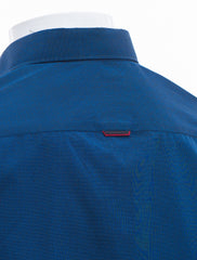 BLUE DOBBY DRESS SHIRT