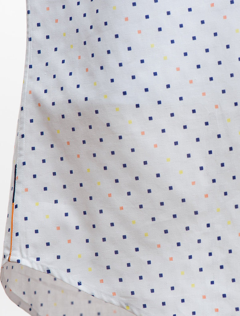 WHITE TEXTURED DRESS SHIRT Ismail Farid Pakistan white-textured-dress-shirt-ismail-farid-pakistan