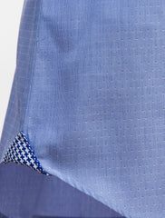 LIGHT BLUE DOBBY SHIRT